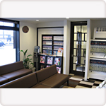 ひなた整骨院の受付・待合室